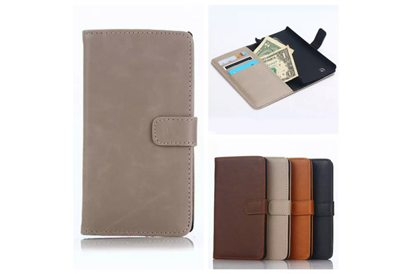 LG G4C luxury wallet leather case 