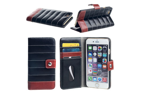 Fashion two color leather cover 
