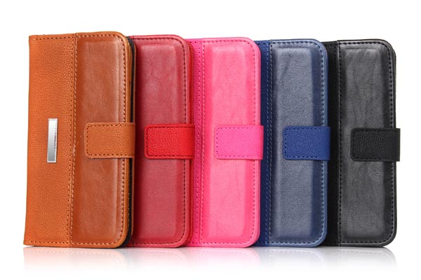 iPhone 6s two tone leather wallet case