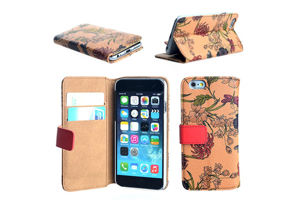iphone 6 flower leather case