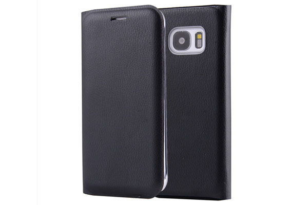 Folio style leather cover for Samsung S7 S7 edge 