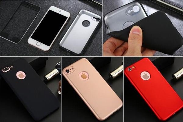 360 full cover rubberized soft case 
