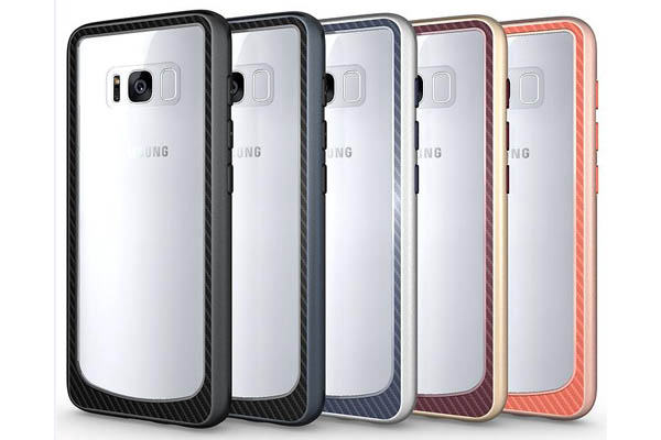 Samsung S8 transparent shockproof case 