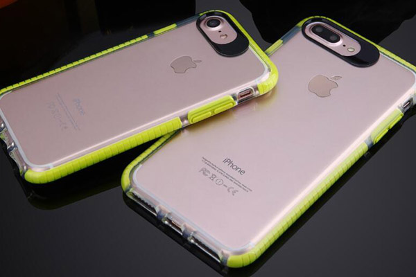 Two color transparent TPU cover 