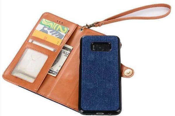 Galaxy S8 S8 plus separable 2 in 1 leather cover 